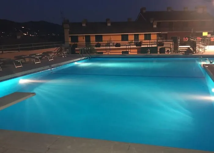 With A Stunning Sea View Pool Tennis Rapallo